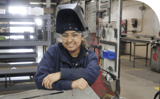 Female Welder at ADCO