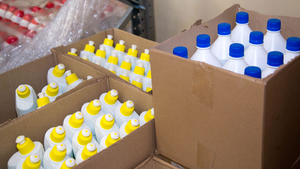 Cleaning Supplies Packaging